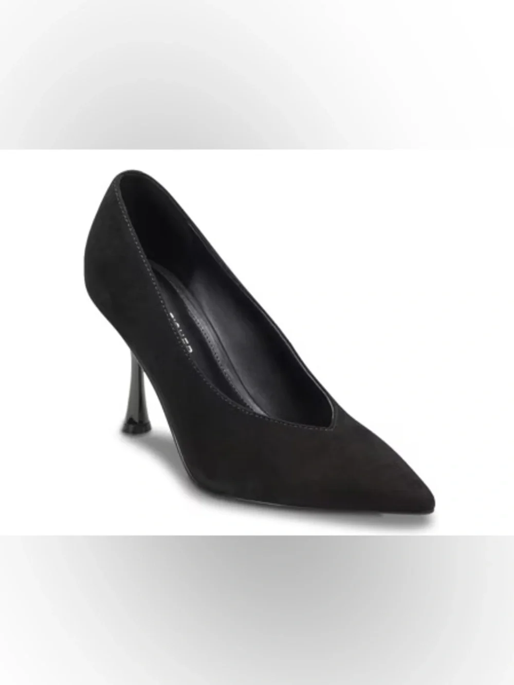 Marc Fisher Black Pointed-Toe Stiletto Pump